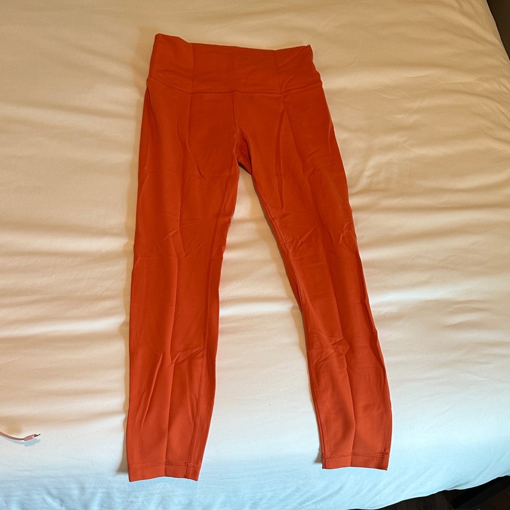 lululemon athletica Orange Leggings